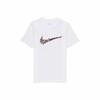 Nike Men's White T-Shirt with Large Cartoon Logo Print