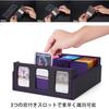Deck Case, Trading Card Case, Card Storage Box, Holds 2300+ Trading Cards, Features Window, Dividers, and Card Stoppers, Compatible with Yu-Gi-Oh!, Po