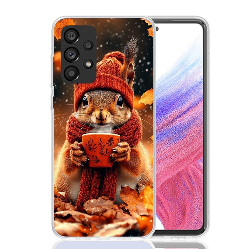 Animal Squirrel Phone Case for Samsung Galaxy A17 A16 A15 A14 A13 A57 A56 A55 A54 A53 A37 A36 A35 A34 A33 A26 A25 A24 A23 Galaxy