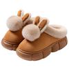 Women's Warm Fleece-Lined Non-Slip Postpartum Slippers for Autumn/Winter 2025