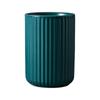 Textured Ceramic Bathroom Cup for Toothbrush Storage Daily Rinsing and Sink Counter Organization for Dorm Bathroom Use
