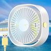 1 Pcs Cruise Ship Approved Travel Fan Portable USB Rechargeable Cruise Essentials Small Desk Travel Fan for Office Bedroom Home Sleeping Desktop
