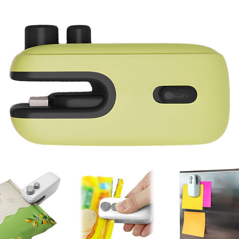 Mini Zgrzewarka do Worków 2 w 1 Ładowana przez USB Zgrzewarka Próżniowa i Nóż Ręczne Narzędzie do Zgrzewania Cieplnego Do Przechowywania Żywności Przekąsek Worków Plastikowych