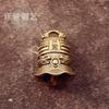 Messing Vintage Zhong Kui Glocke Handgefertigt Thailändisch Amulett Anhänger Haus Auto Dekoration Schutz Glücksbringer Anhänger