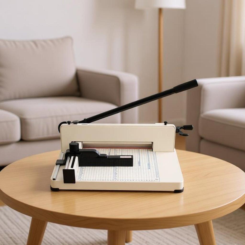 Duty Paper Cutter Cuts 400 Sheets A4 Guillotine Sharp Steel Office Equipment for Print Shop,