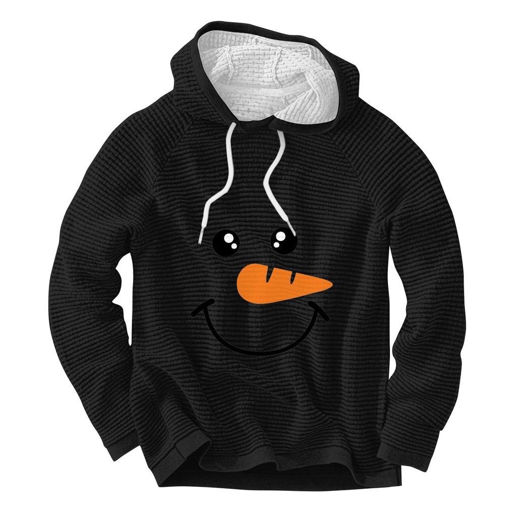 Men'S Casual And Fashionable Long Sleeved Hooded Pullover