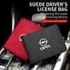 Car Driver License Wallet Holder Business Credit Card Cover Purse Bag For Opel Corsa Astra Insignia Vectra Zafira Meriva Mokka