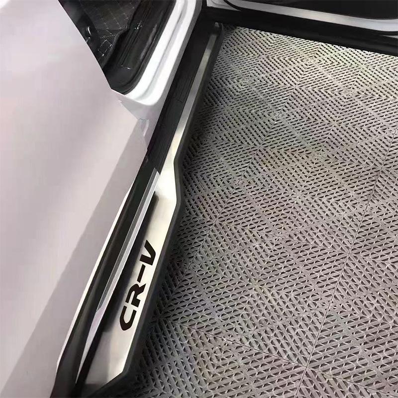 Honda CR-V Aluminum Alloy Foot Pedal with Purple Lights for SUV Modification