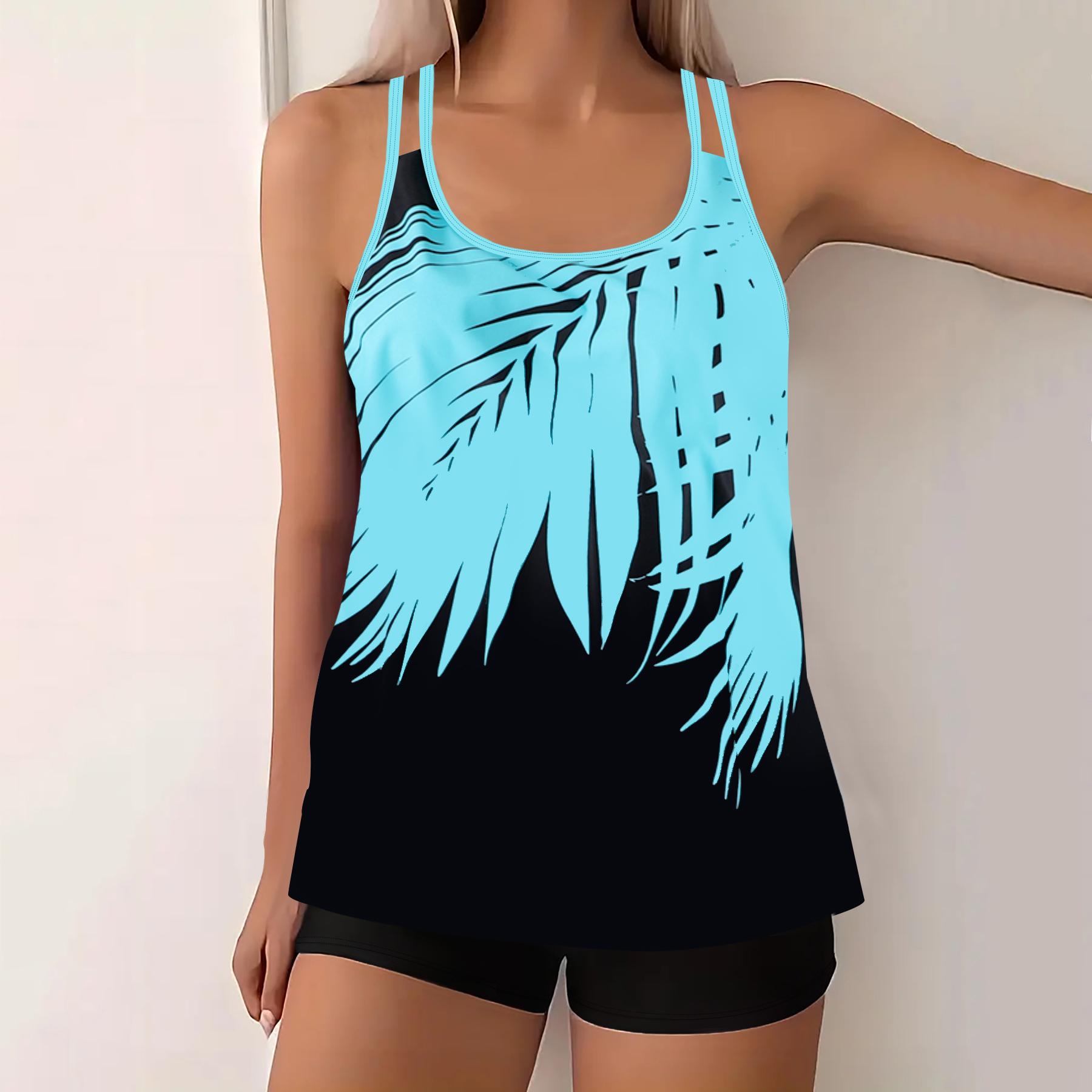 

Женский комплект бикини, сексуальный купальник, купальник из двух частей, купальные костюмы, боди, пляжная одежда, купальные комплекты больших размеров M синий