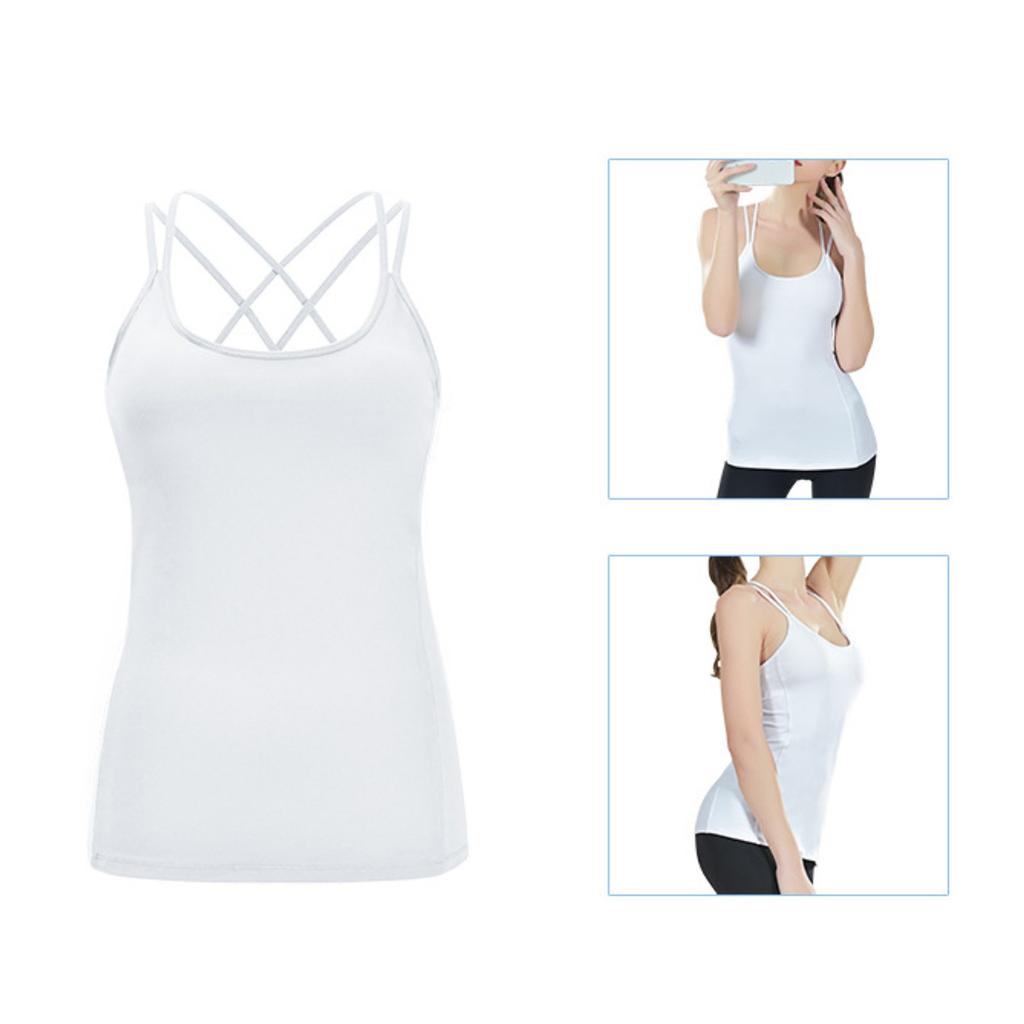 Yoga Wear Double Shoulder Thin Strap Cross Beautiful Back Sports Bra Sportswear Women's Shockproof Running Fitness Wear Underwear