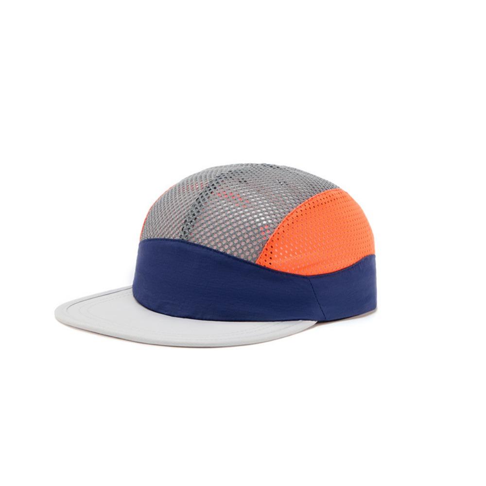 

Fashion Sunshade Mesh Baseball Hats Quick Drying Short Eave Sun Hat Breathable Peaked Caps Outdoor Camping Running темно-синього кольору