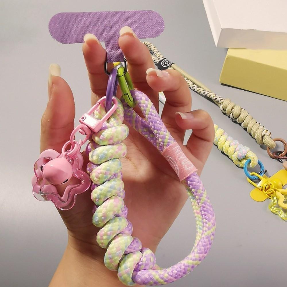 Star Keychain Woven Phone Strap Detachable Mobile Phone Charm Mobile Phone Lanyard Lanyard Patch