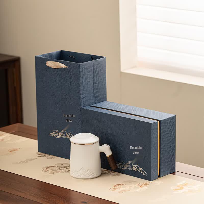 Coarse Pottery Ceramic Office Mug Set