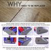 5pc/Plush Strips For-Dyson-V6/V7 Series Vacuum Cleaner Direct Drive/Cleaner Head