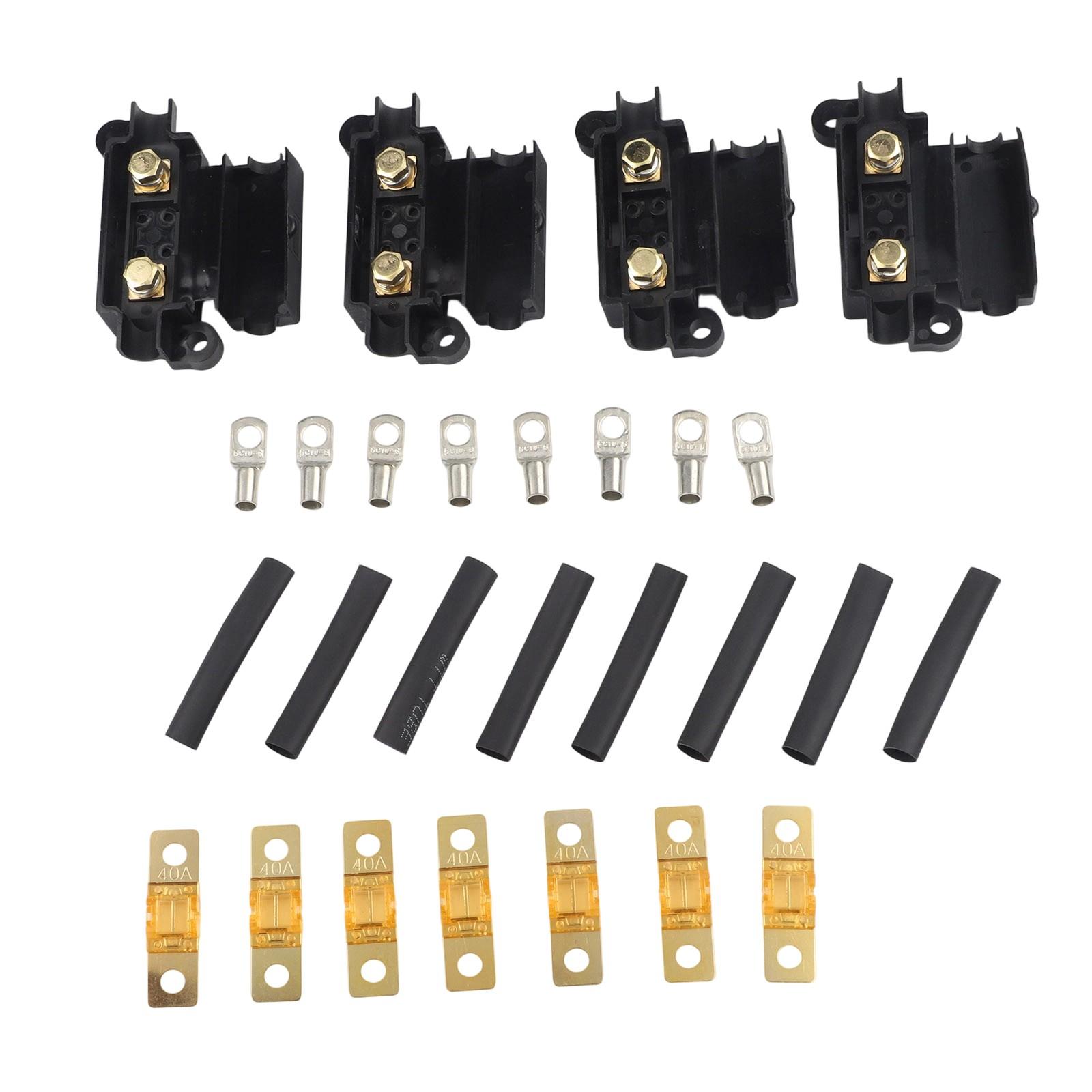 Redarc BCDC Compatible MIDI Fuse Kit with 7 Fuses ANS Holders and Cable Lugs