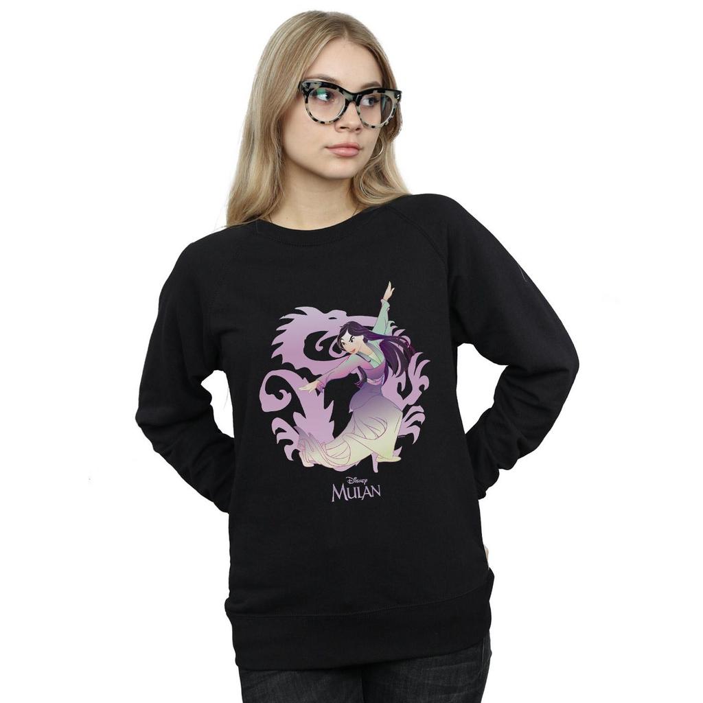 Disney Womens/Ladies Mulan Dragon Fight Sweatshirt