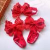 Baby Girl Socks Set Princess Full Moon 100 Days Photo Infant Socks Set Hair Accessories Baby Headband