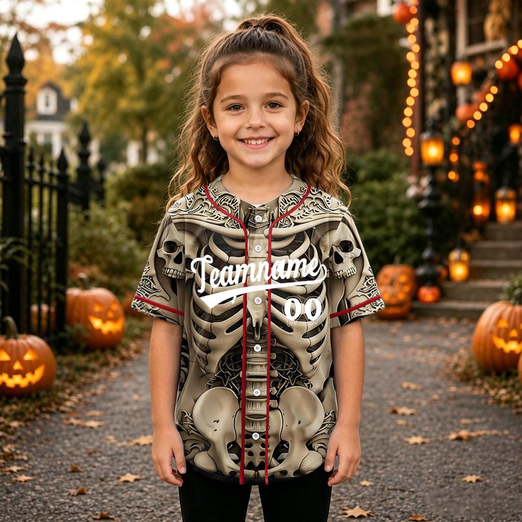Unisex Adult Youth Halloween Baseball Top for Costume Party