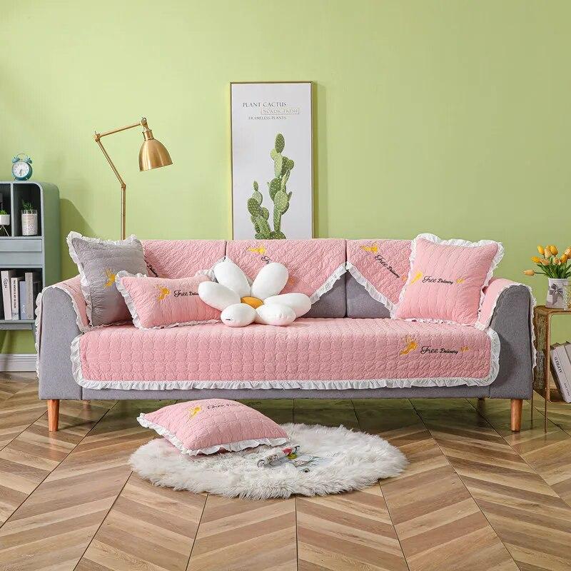 Universal Non Slip Sofa Cover Backrest Armrest Towel Furniture Protector Four Seasons Available for Living Room