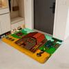 game S-Stardew Valley Floor Mat Flannel Door Mat Non-Slip Absorbent Washable Indoor Home Rug