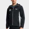 Nouvelle Veste Coupe-vent FILA CYCLING Outdoor Randonnée Imperméable et Coupe-vent Homme Noir de Jais A11M518702F-BK