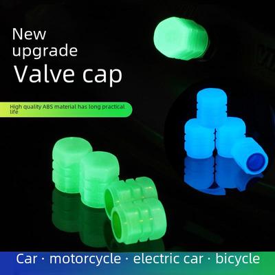 Svetelný kryt ventilu pneumatiky pre auto a motocykel