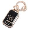 YANMW Smart Key for Suzuki Spacia and Flair Wagon Case, 4-Button, Hustler, Jimny, Custom, Solio, (Gold Black, Sparkly)