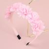 Fashion Chiffon Flower Headbands Plastic Teeth Hairbands Baby Girls Headbands Children Kids Floral Hairband Hair Accessories Set