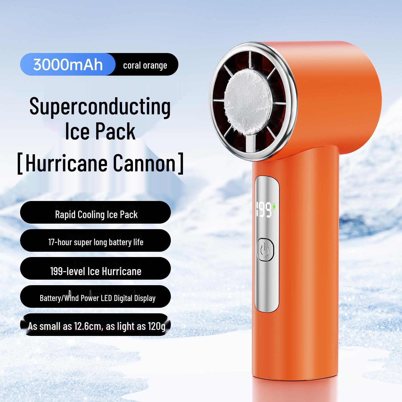 

High-Speed USB Rechargeable Mini Handheld Fan with Long Battery Life for Outdoor Use Single Unit