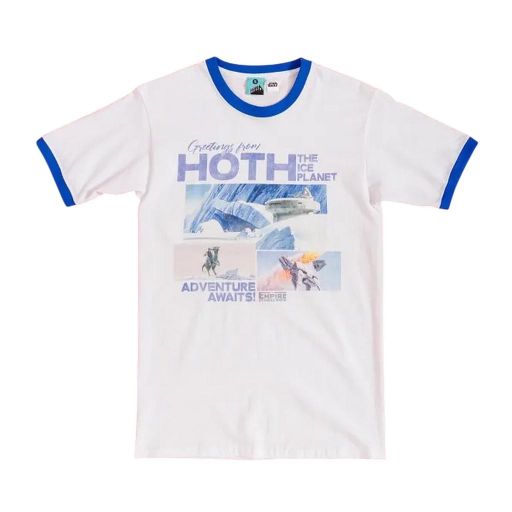 Star Wars Unisex Adult Greetings From Hoth Ringer T-Shirt