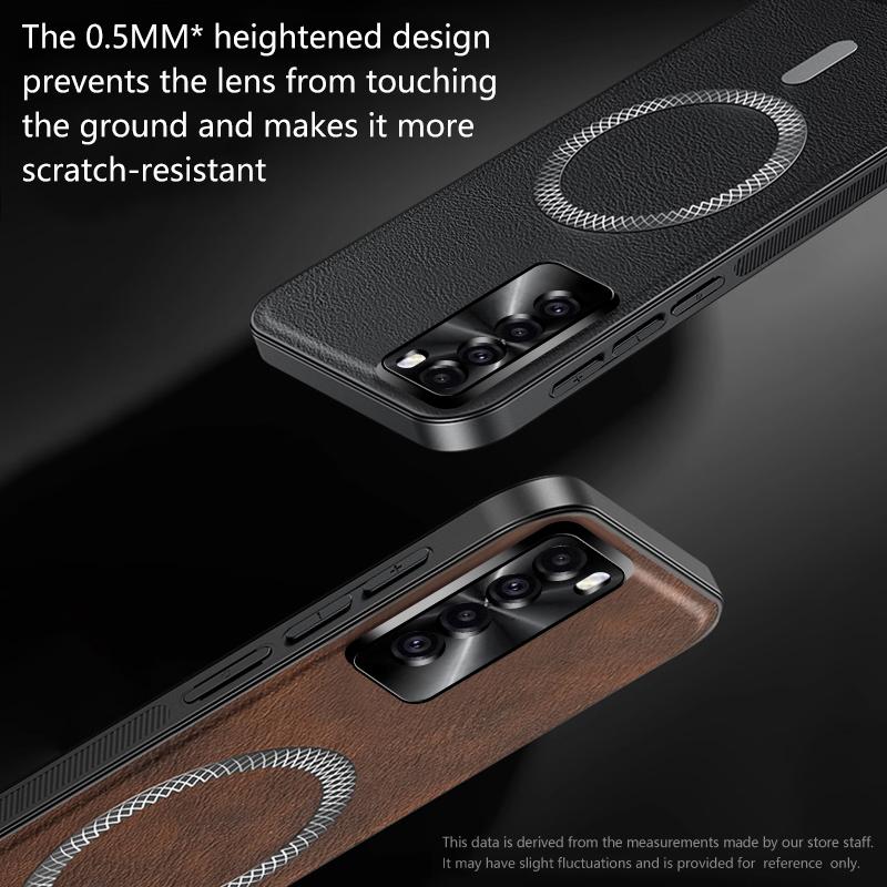 For Huawei Nova 7 SE Pro P40 Lite Case Magnetic Elegant Leather Wear-Resistant Lens Fully Covered Non-Slip Grip Edge Cover Shell
