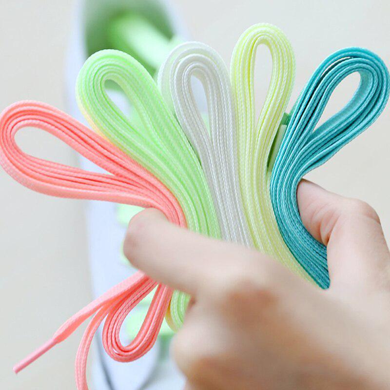 1Pair Luminous Shoelace Flat Athletic Glow In The Dark Shoe Laces Strings 1Pair Luminous Shoelace Flat Athletic Glow In The Dark Shoe Laces Strings
