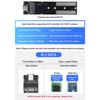 M.2 NVMe PCIe NGFF SATA Protokol Kılıfı Şeffaf USB Tip C 10Gbps PCI-E Şeffaf Harici Sabit Disk Kutusu Kılıfı Dizüstü Bilgisayar Telefon İçin