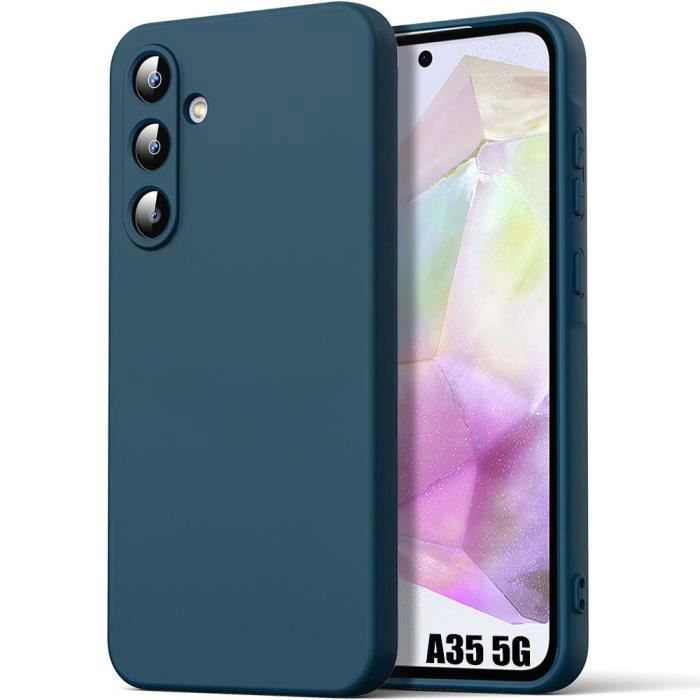 Protective Case - Proshop -for Samsung Galaxy A35 5G - Ultra Slim - Shockproof - Anti-Scratch - Blue