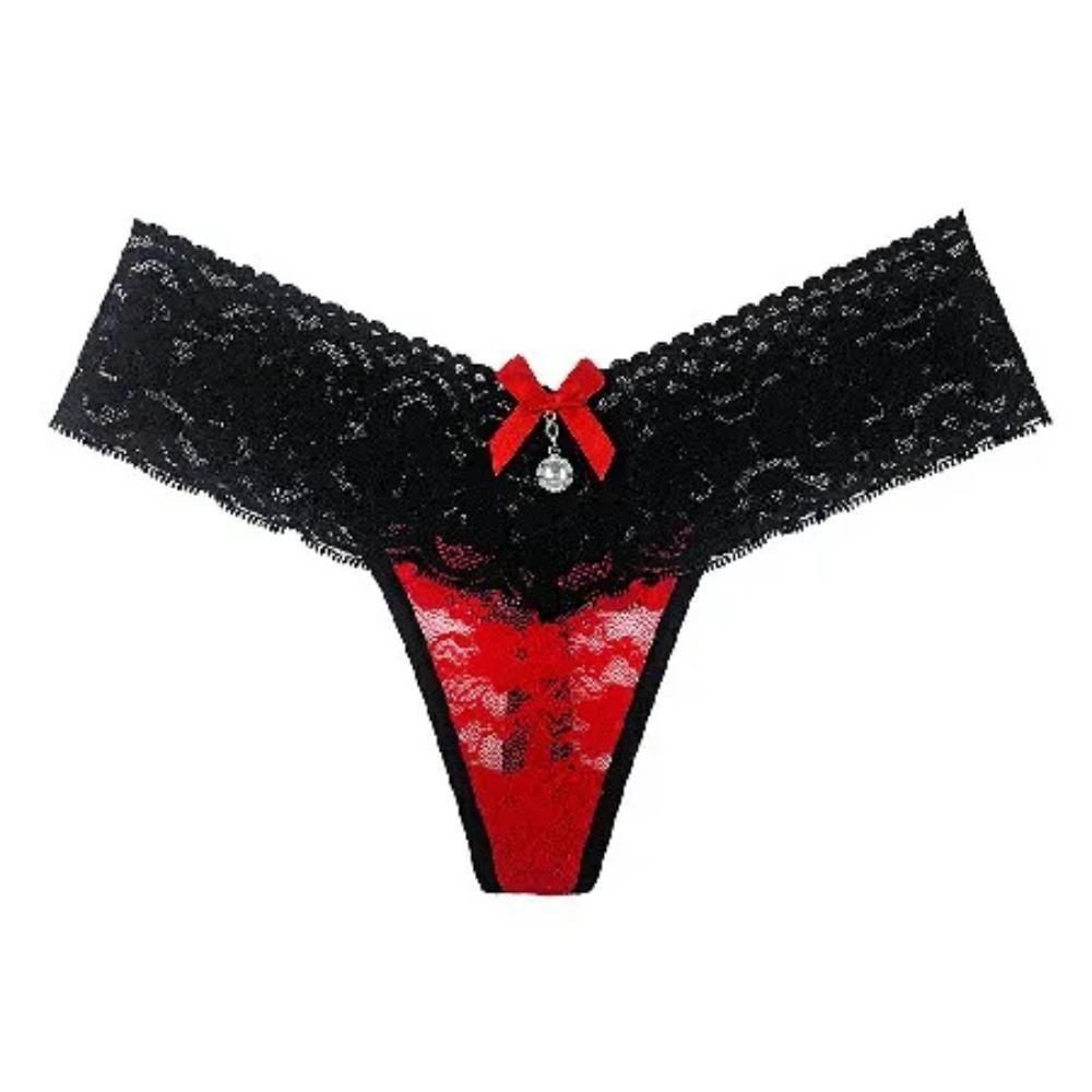 Sexy Women Panties Underwear Brazilian Thongs Girls Lace Bikini Seamless Ultra Low Waist Seamless Bow Female Bragas XS-L 2217