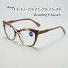 New Large Frame Cat's Eye Presbyopia Anti-blue Light Spring Foot Elderly Reading Glasses Women's Eyepieces Diopter To +4.0
