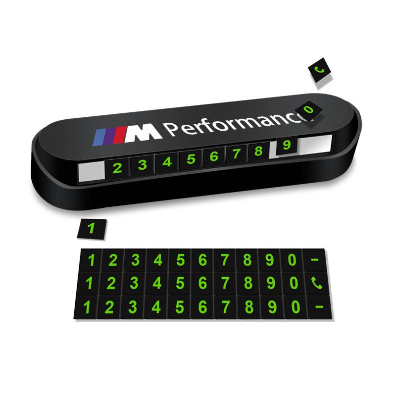 1 buc Plăcuță temporară de parcare auto Insignă Styling auto Pentru BMW M E34 E36 E60 E90 E46 E39 E70 F10 F20 F30 X5 X6 X1 M3 M5 M6 E71 F01 F02 F87