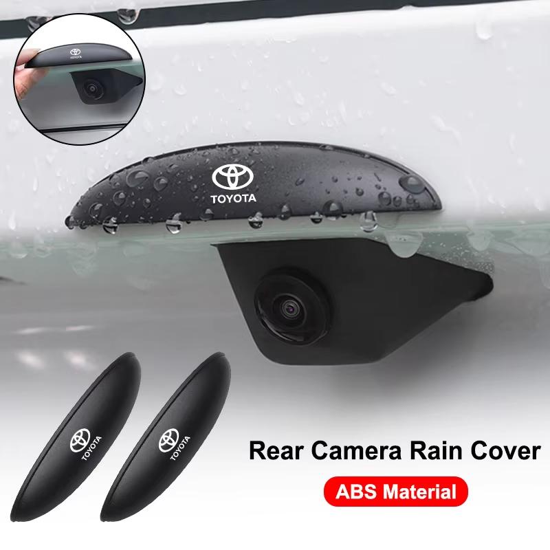 DFCMQJ1 Car Reverse Camera Rain Shield Shade Cover Waterproof Shield For Toyota Gazoo Racing Highlander Corolla AurisRav4 Key Ring
