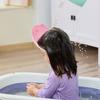 1pc Adjustable Soft TPE Bath Hat with Bear Ears - Cute Multicolor Bathing Cap, High Quality, Easy to Clean, Comfortable Ear Protection for Bath