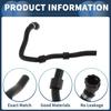 Topení HVAC Hadice motoru Chladič motoru Hadice chladicí kapaliny č. 64213416609 pro BMW X3 E83 3.0L L6 2007-2010 Guma Černá Dobré těsnění