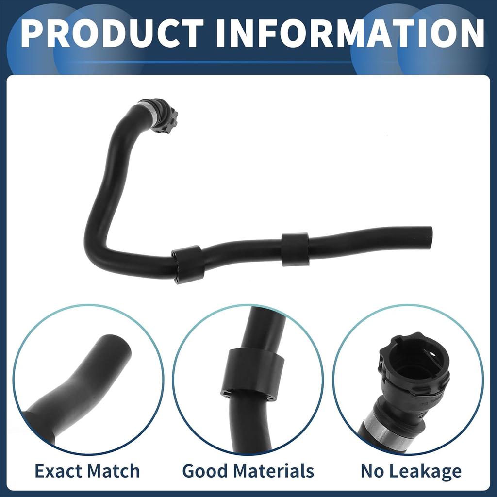 Topení HVAC Hadice motoru Chladič motoru Hadice chladicí kapaliny č. 64213416609 pro BMW X3 E83 3.0L L6 2007-2010 Guma Černá Dobré těsnění