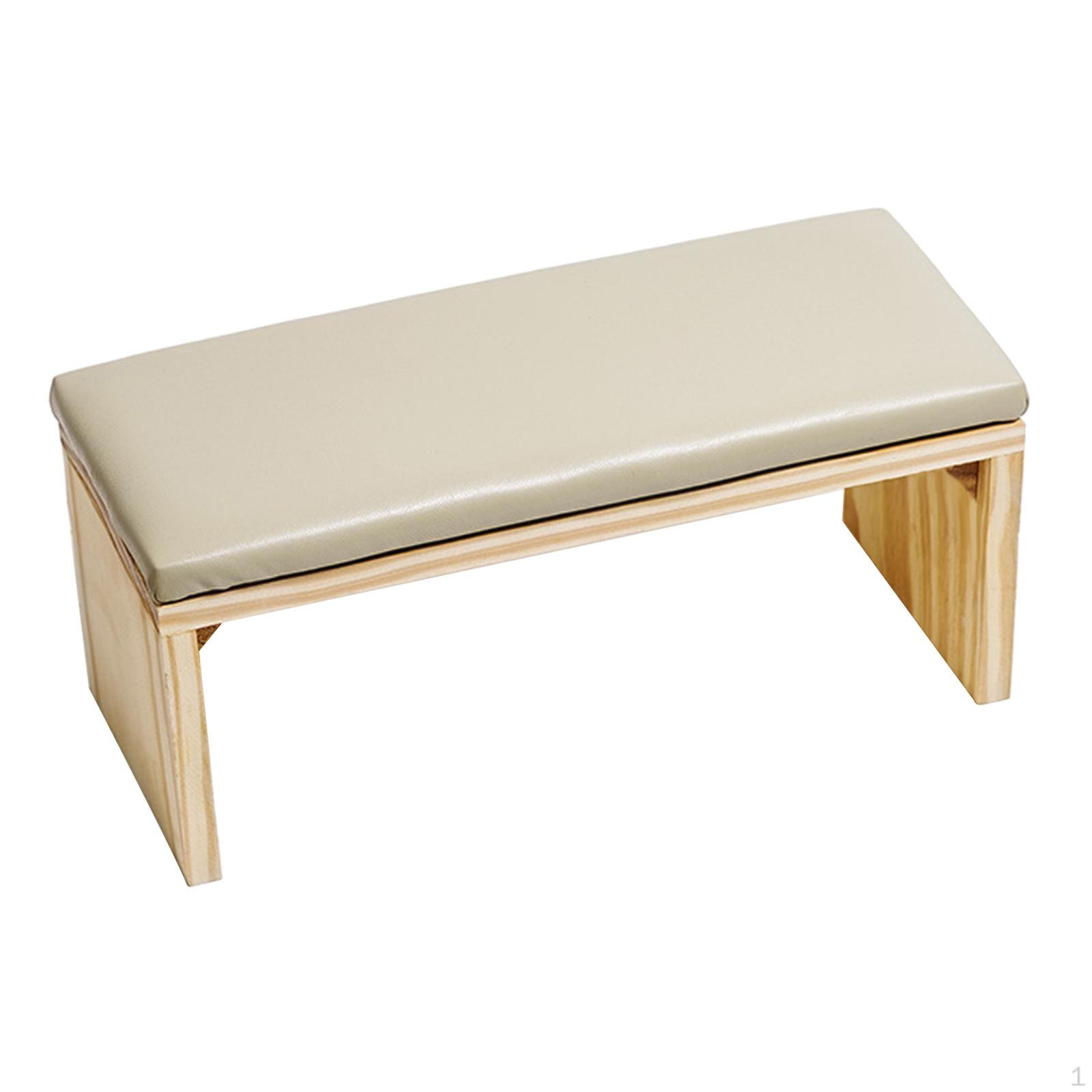 

Hand Pillow Leather Japanese Waterproof Soft Double-Layer Table Desk Station Mat for Salon Use Grey