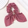 4Pcs Metal Buckle Rope Fabric Headwear Sweet Rubber Band 2026 New Retro and Fashionable Bow Tie Headband and Headband
