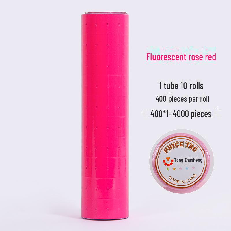 White Self-Adhesive Price Label Stickers for Supermarket Coding