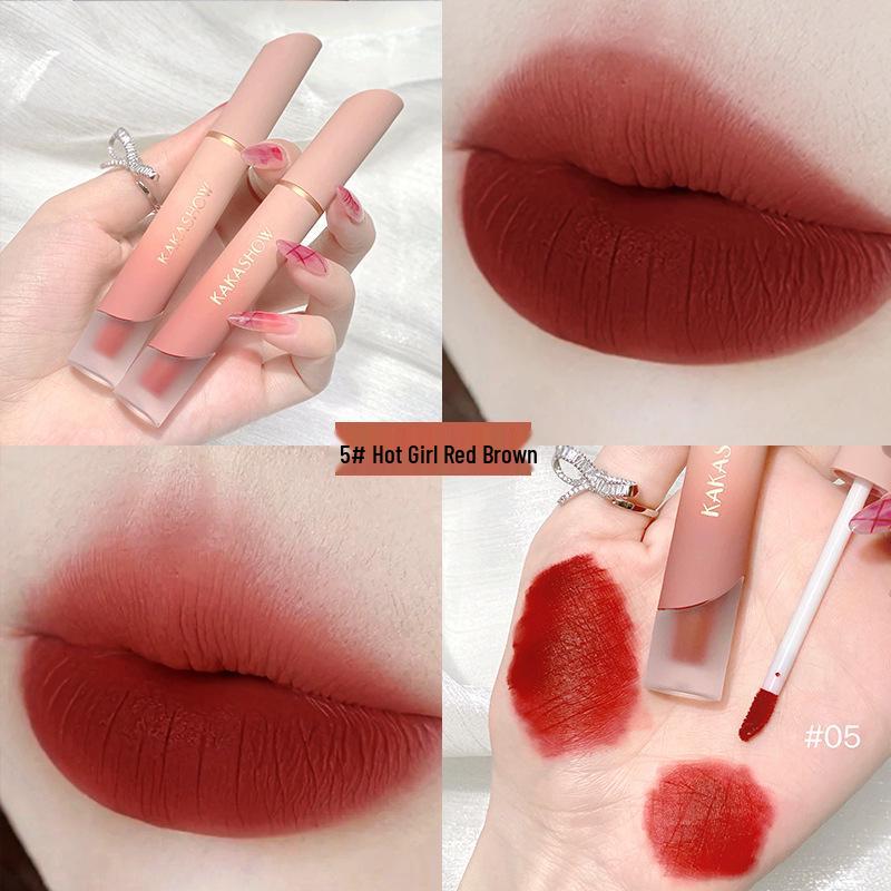 

CVZ Velvet Matte Lip Glaze: Whitening, Transfer-Resistant, Moisturizing Peach Lipstick