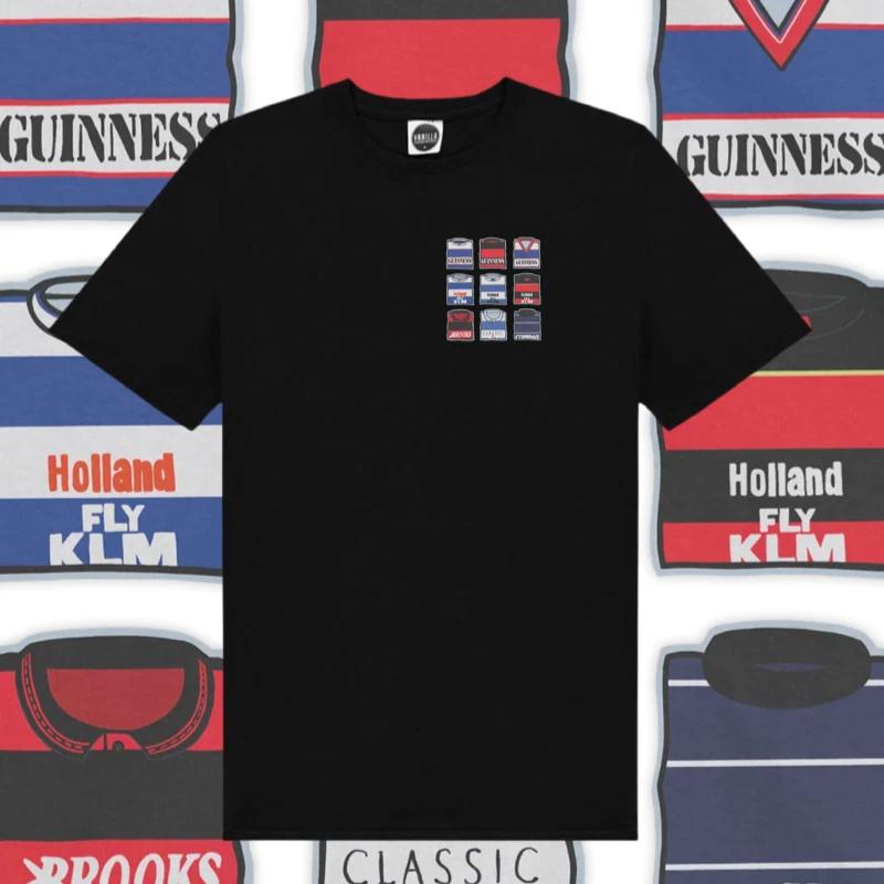 QPR T-Shirt. Retro Shirts Of The Past Shirt Logo Fan Art Queens Park Rangers L
