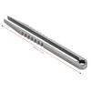 Portable     Alloy Tweezers Outdoor Survival Camping Travel   Tool(Steel Color)