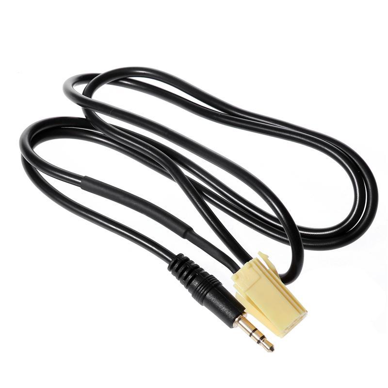3.5mm AUX Audio Input Line Cable For Alfa Romeo Fiat Lancia Grande Punto 1.5m