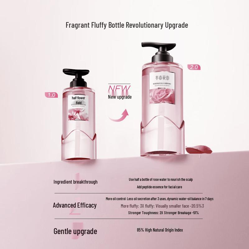 Half Acre Flower Field Rose Shampoo & Conditioner Set