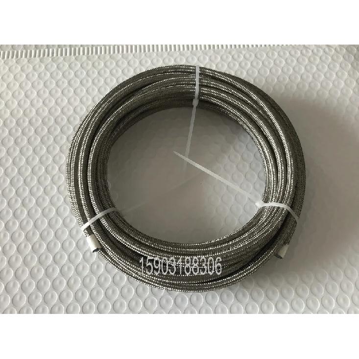 AN3 3AN Double Stainless Steel Braided PTFE Lined Brake Hose Line Car Motorcycle Hydraulic Brake Fuel Line Hose 10M